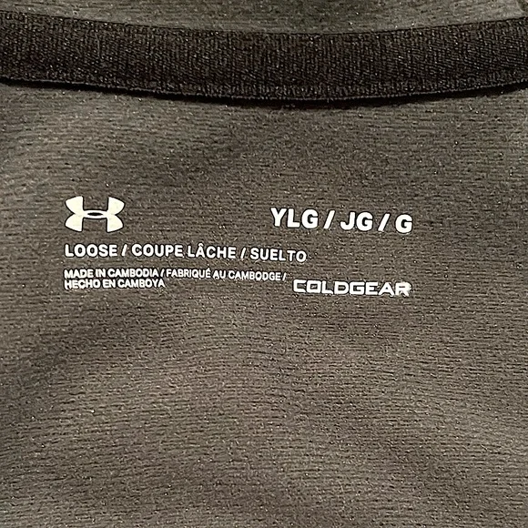 Under Armour Kids Cold Gear Large Jacket Hoodie